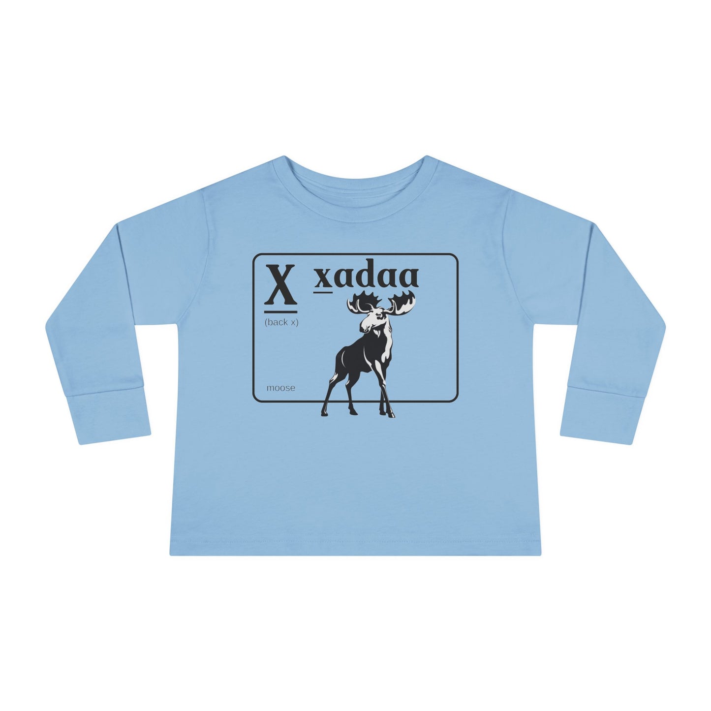 Xadaa Moose Toddler Tee – Sim Algyax Alphabet Series