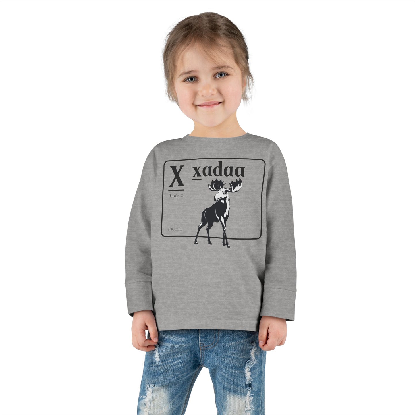 Xadaa Moose Toddler Tee – Sim Algyax Alphabet Series