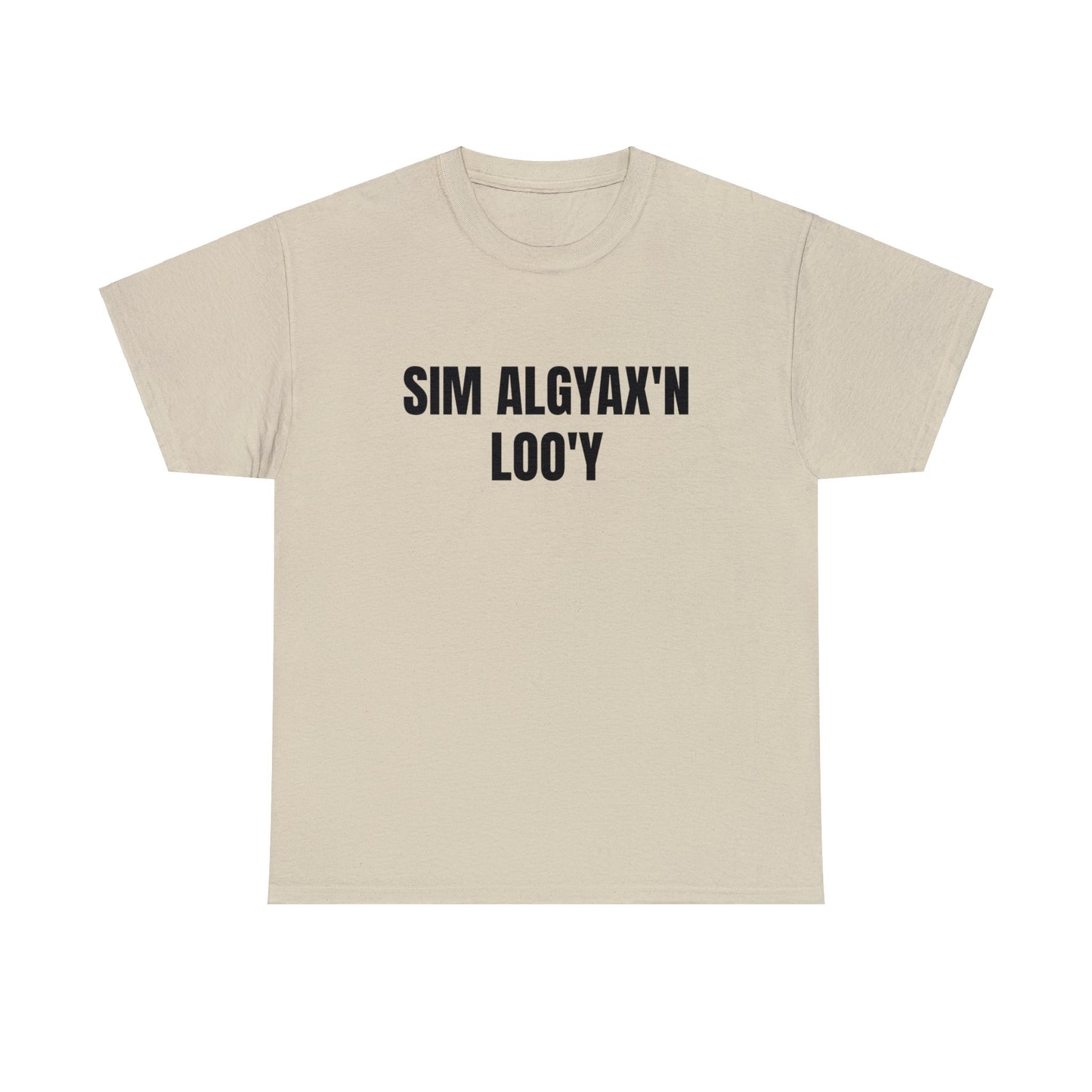 SIM ALGYAX'N LOO'Y - SPEAK SIM ALGYAX TO ME, Unisex Cotton T-shirt