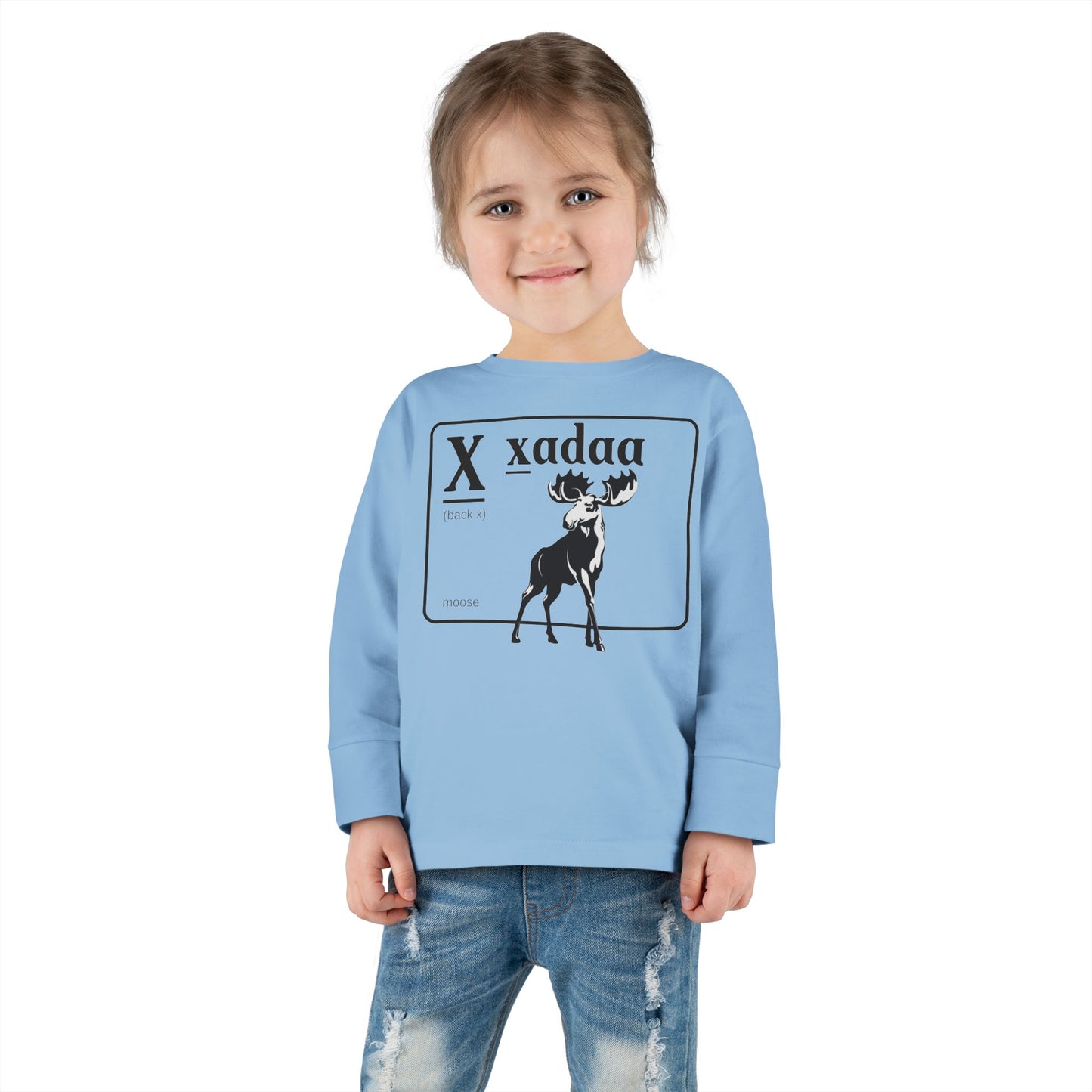 Xadaa Moose Toddler Tee – Sim Algyax Alphabet Series