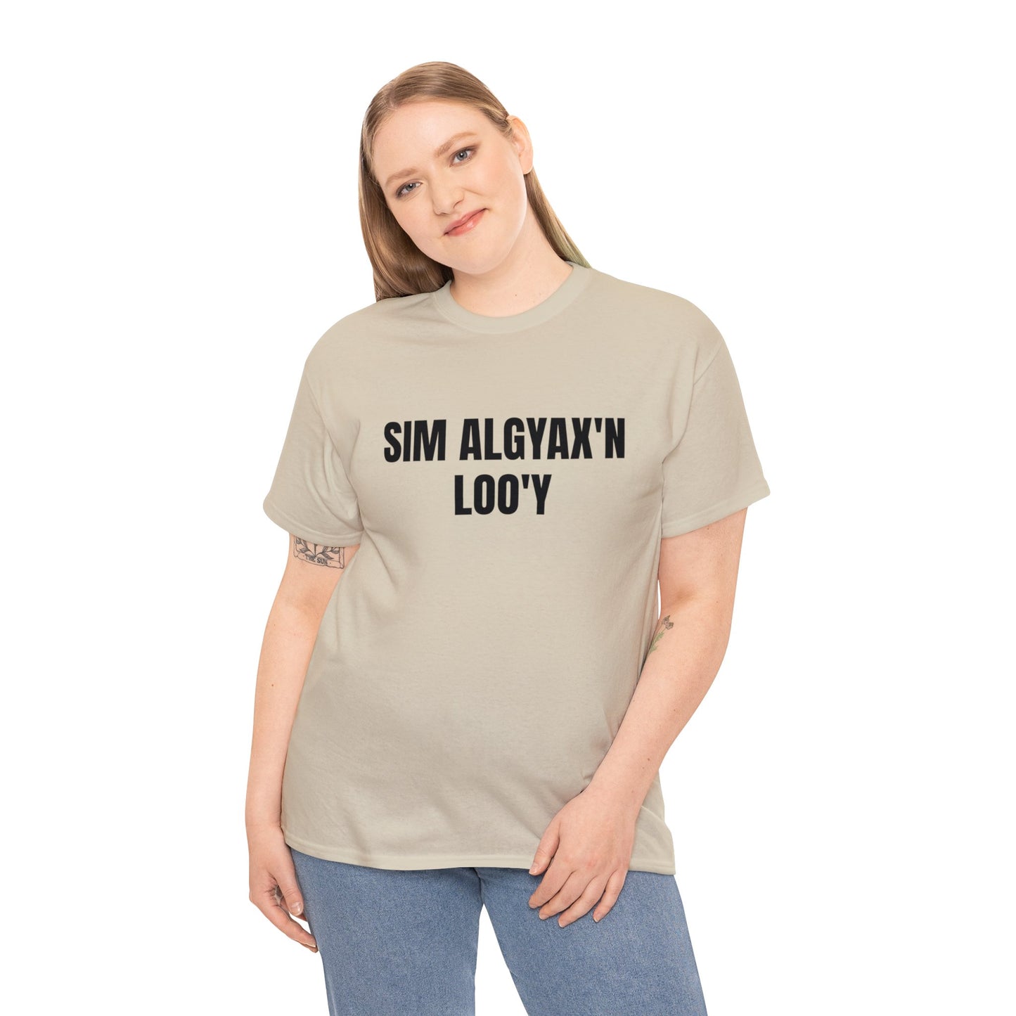 SIM ALGYAX'N LOO'Y - SPEAK SIM ALGYAX TO ME, Unisex Cotton T-shirt