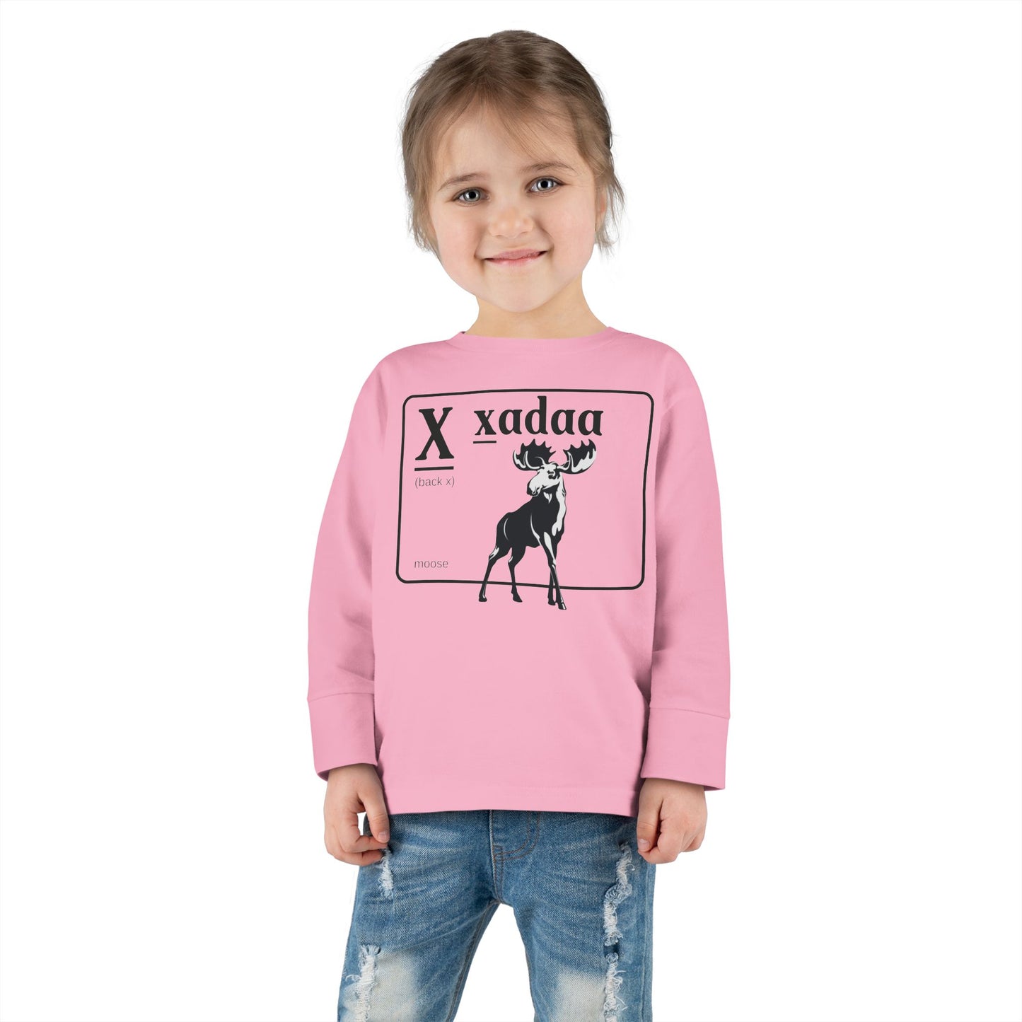 Xadaa Moose Toddler Tee – Sim Algyax Alphabet Series