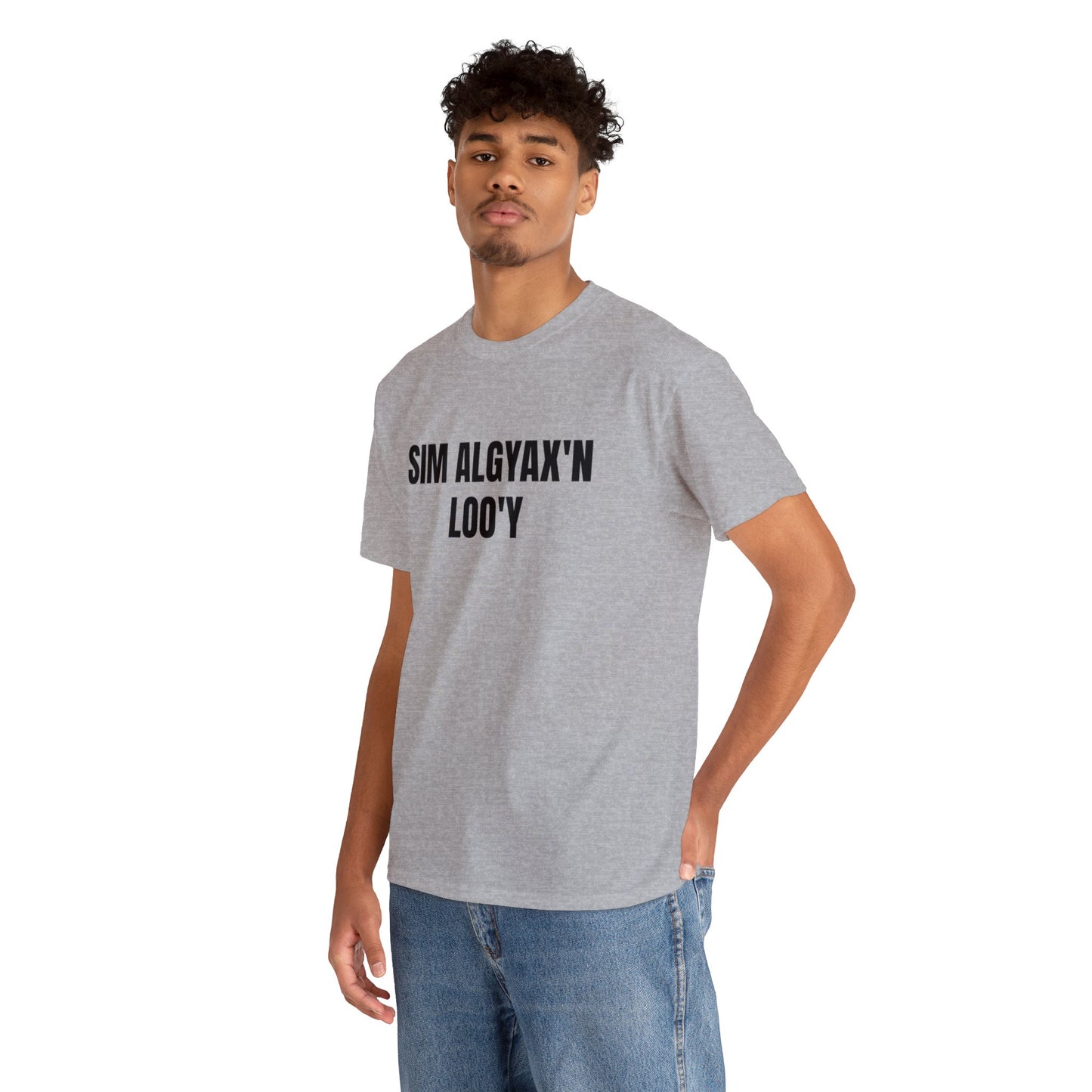 SIM ALGYAX'N LOO'Y - SPEAK SIM ALGYAX TO ME, Unisex Cotton T-shirt