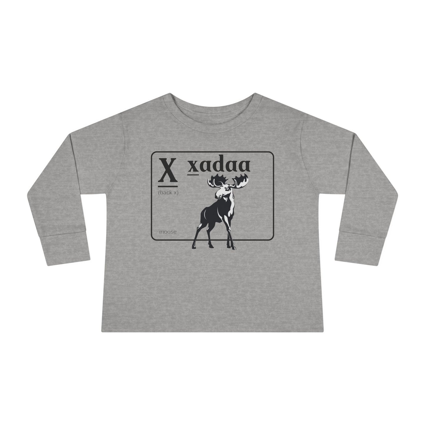 Xadaa Moose Toddler Tee – Sim Algyax Alphabet Series