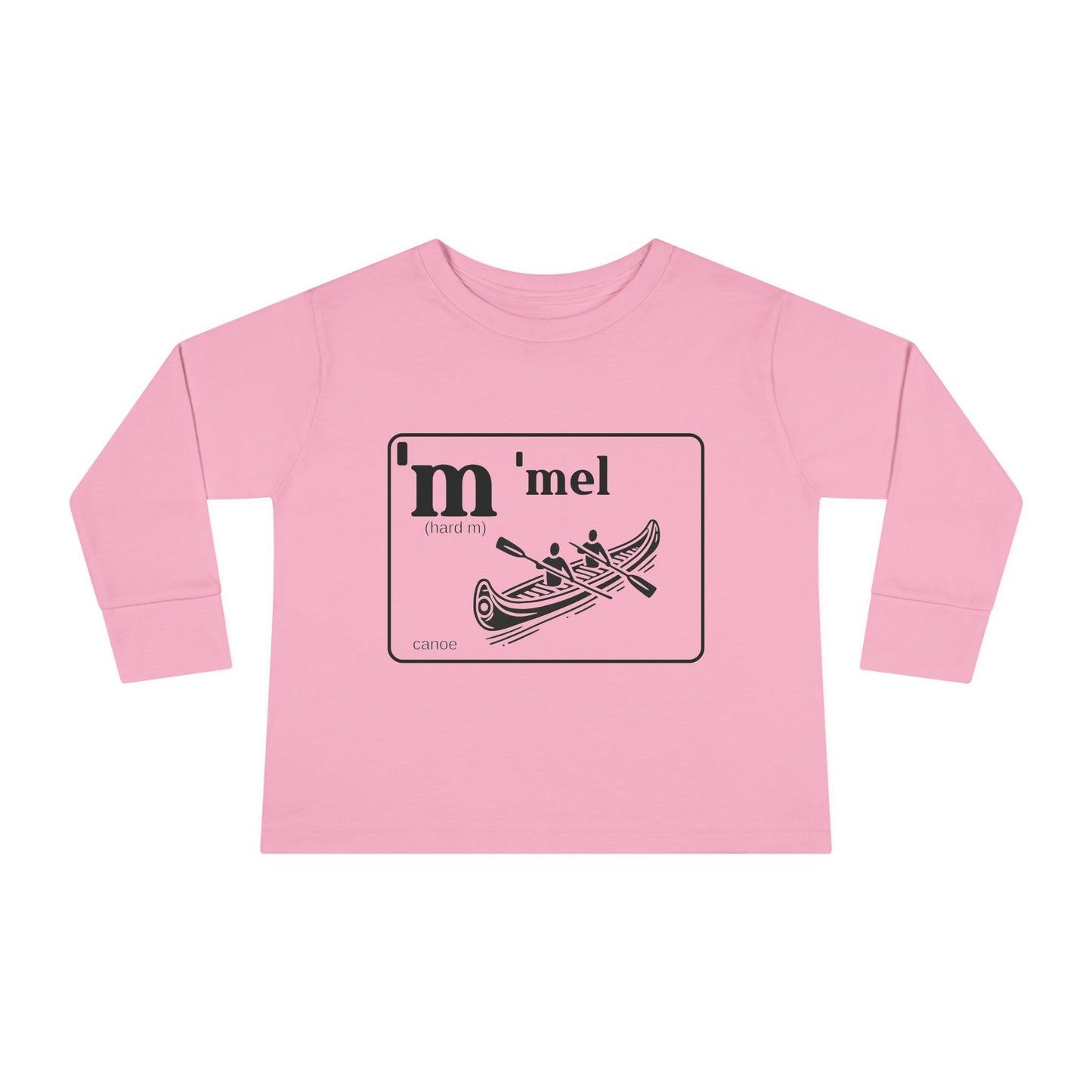 'Mel Canoe Toddler Tee – Sim Algyax Alphabet Series