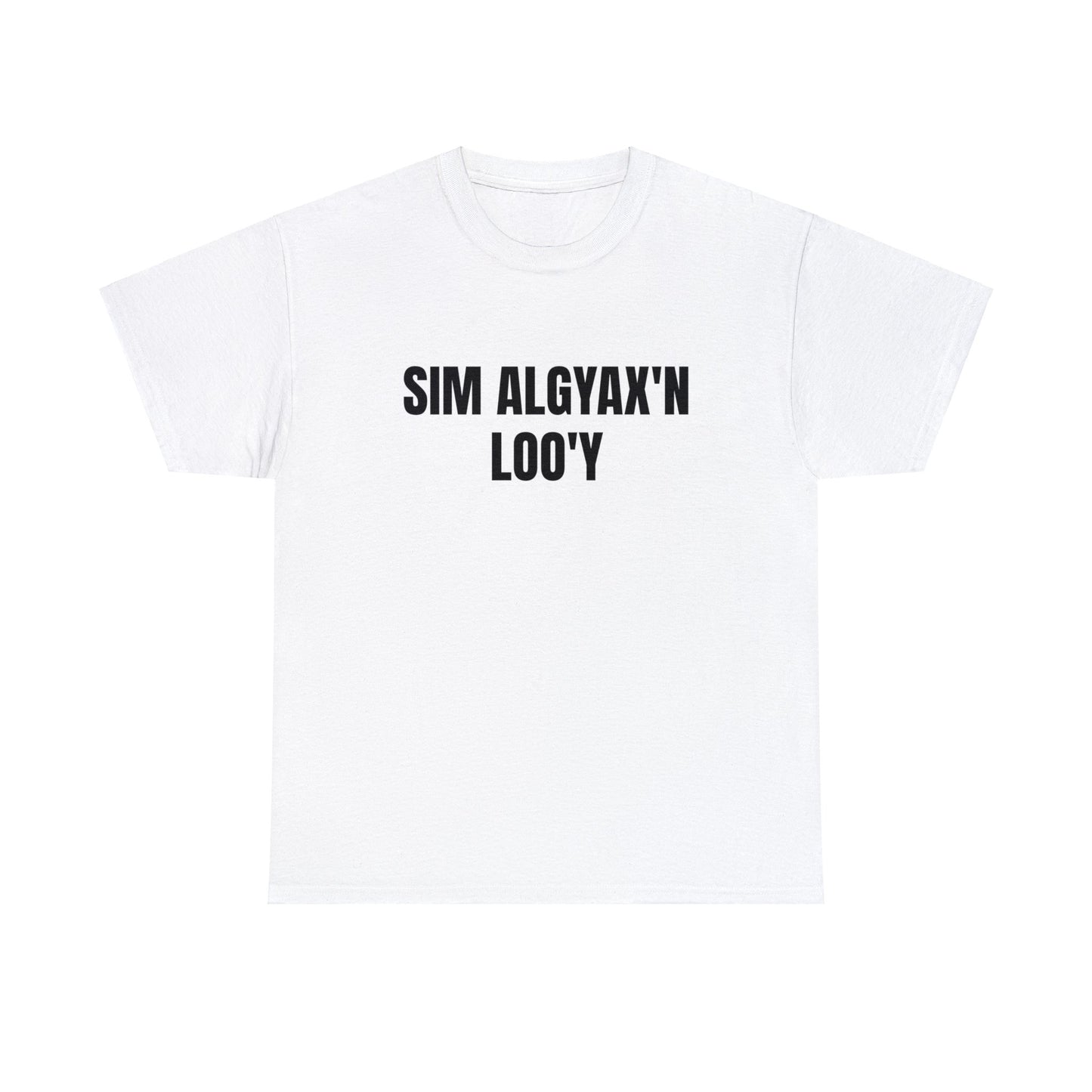 SIM ALGYAX'N LOO'Y - SPEAK SIM ALGYAX TO ME, Unisex Cotton T-shirt