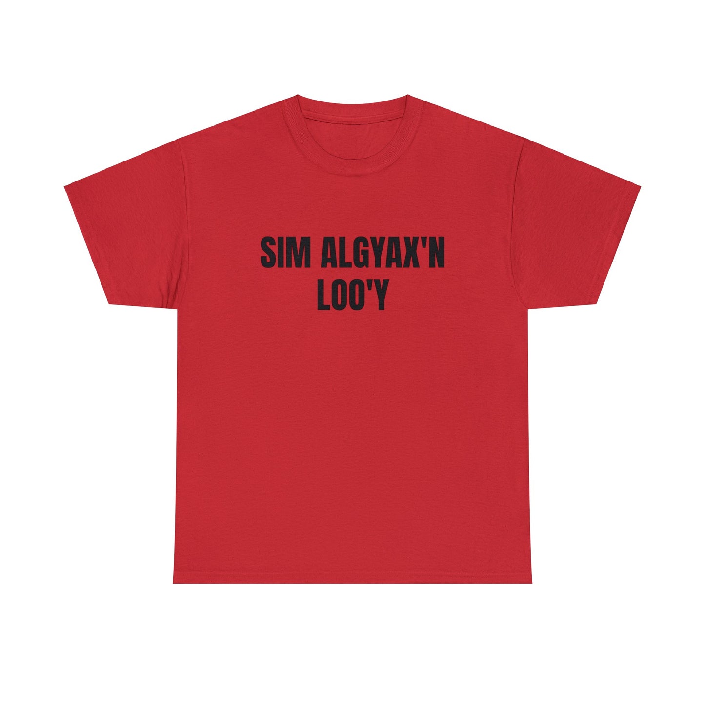 SIM ALGYAX'N LOO'Y - SPEAK SIM ALGYAX TO ME, Unisex Cotton T-shirt