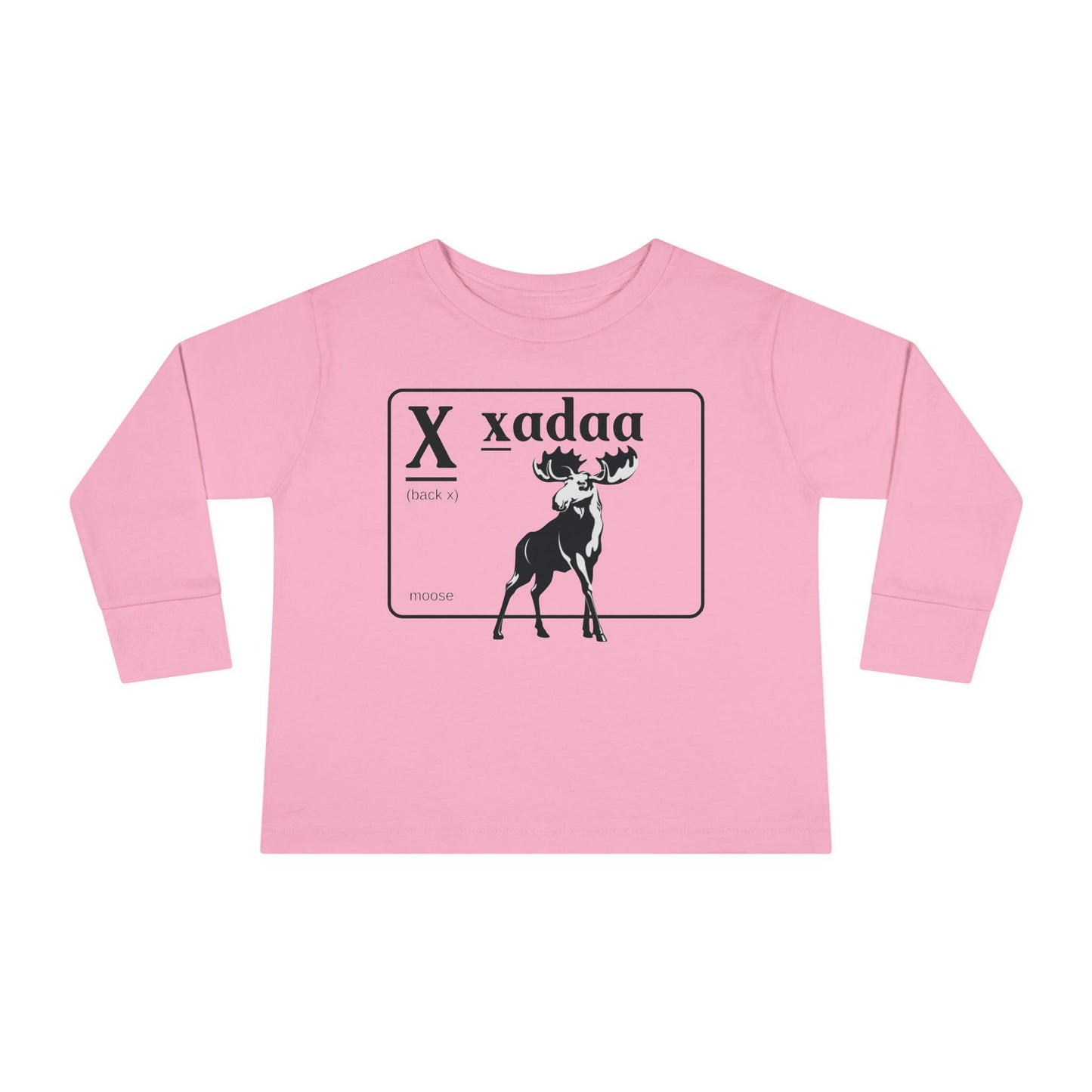 Xadaa Moose Toddler Tee – Sim Algyax Alphabet Series