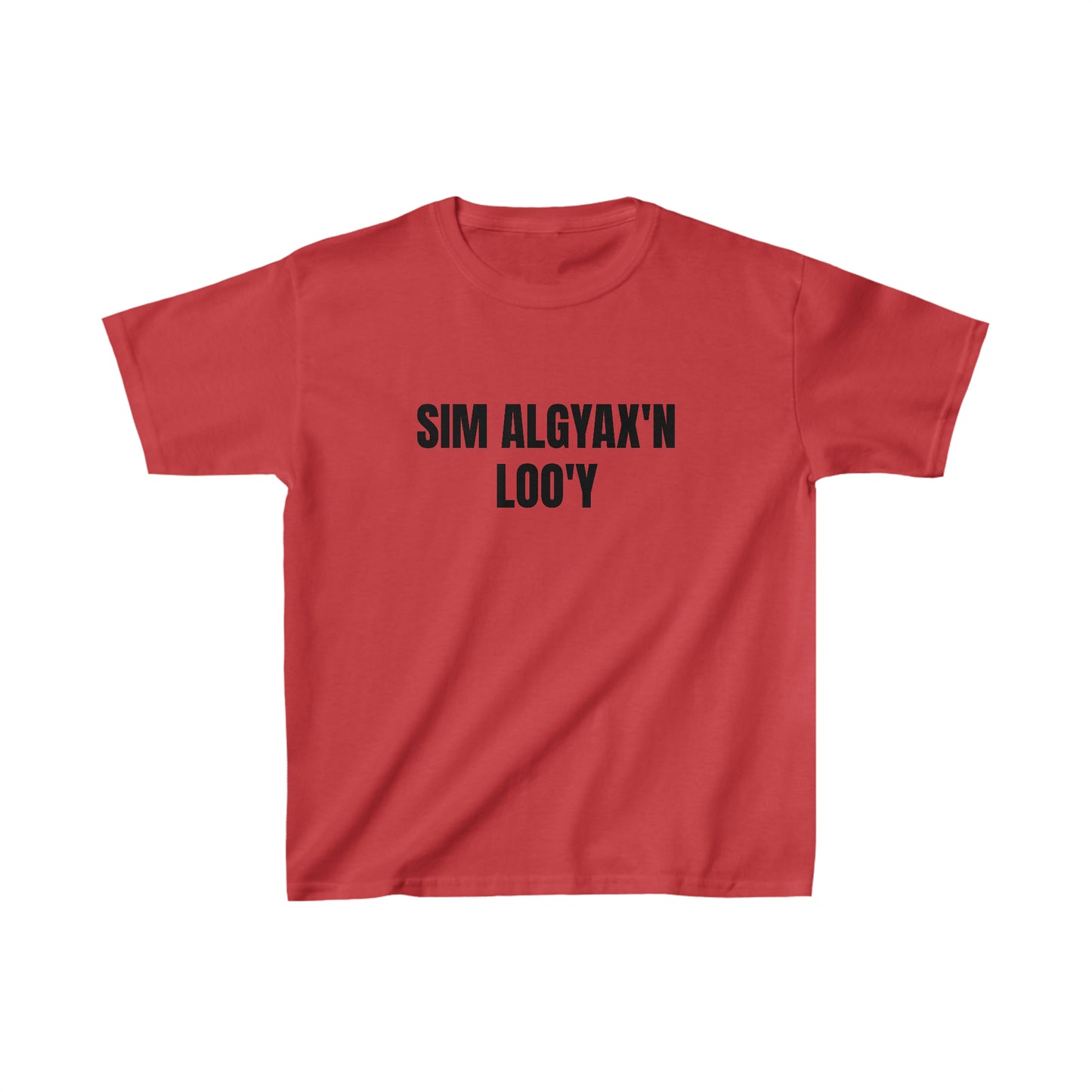 SIM ALGYAX'N LOO'Y - SPEAK SIM ALGYAX TO ME, Kids Cotton T-shirt