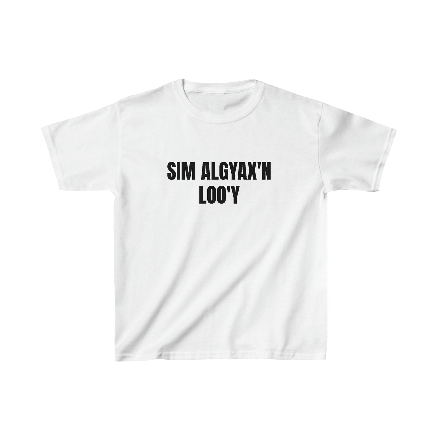 SIM ALGYAX'N LOO'Y - SPEAK SIM ALGYAX TO ME, Kids Cotton T-shirt