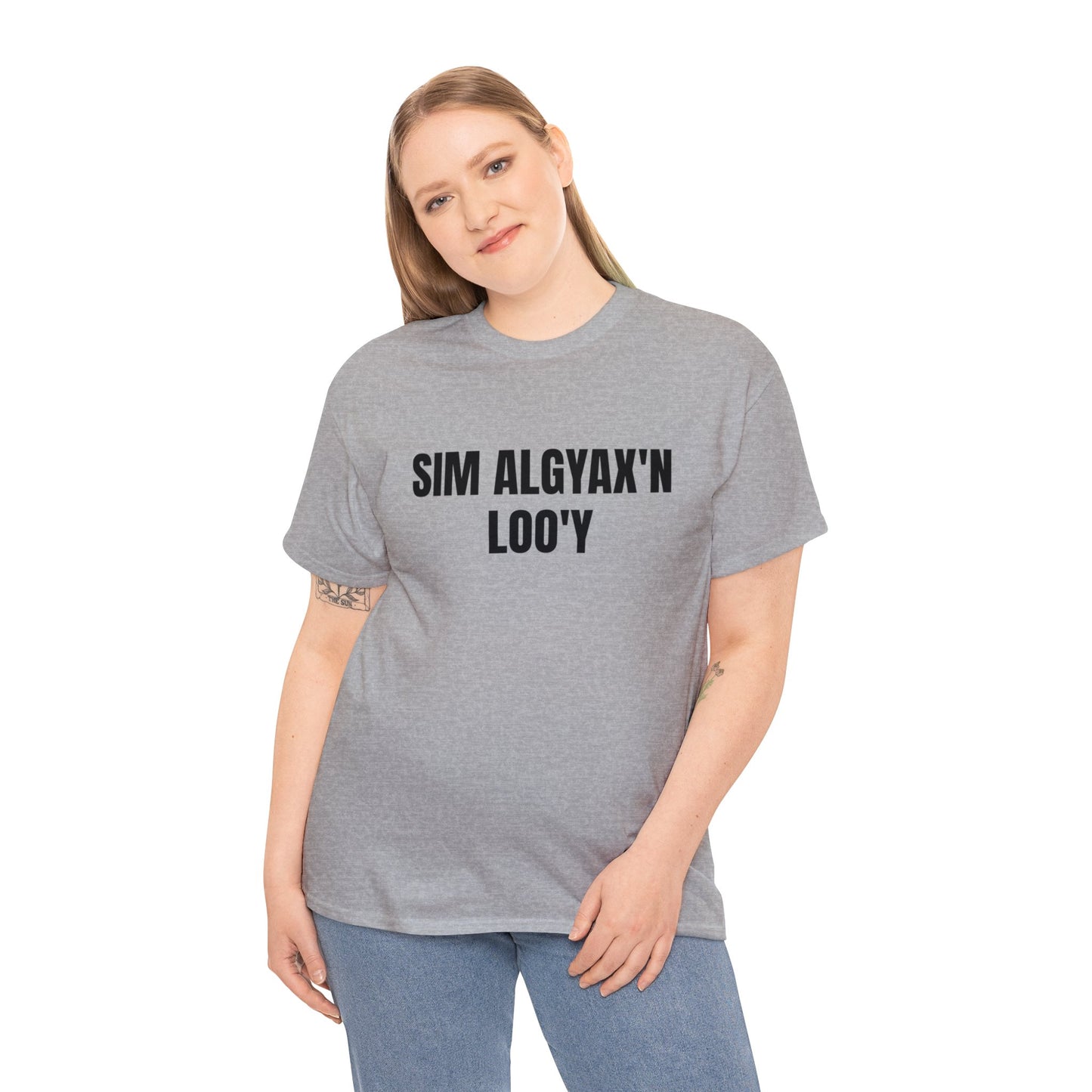 SIM ALGYAX'N LOO'Y - SPEAK SIM ALGYAX TO ME, Unisex Cotton T-shirt