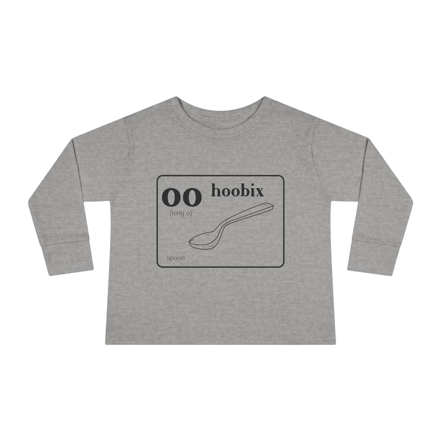 Hoobix Spoon Toddler Tee – Sim Algyax Alphabet Series