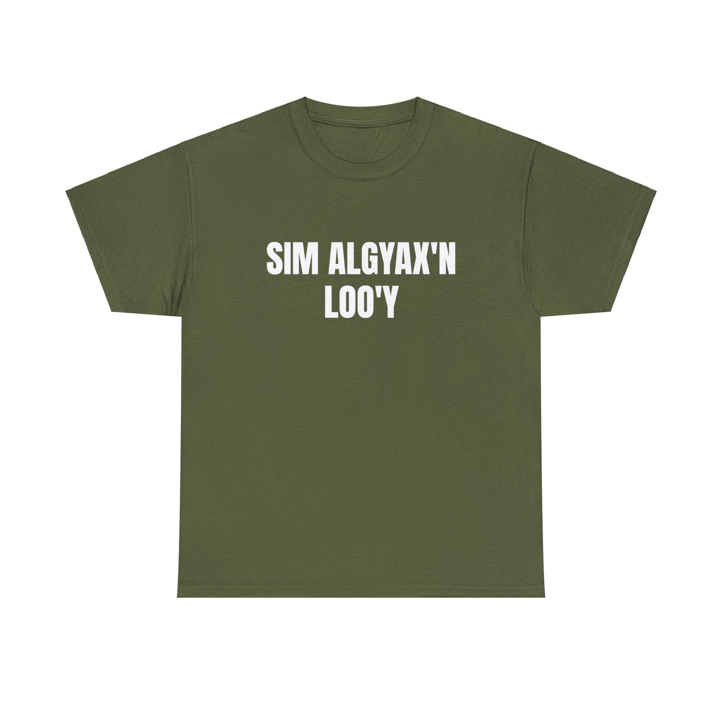 SIM ALGYAX'N LOO'Y - SPEAK SIM ALGYAX TO ME, Unisex Cotton T-shirt