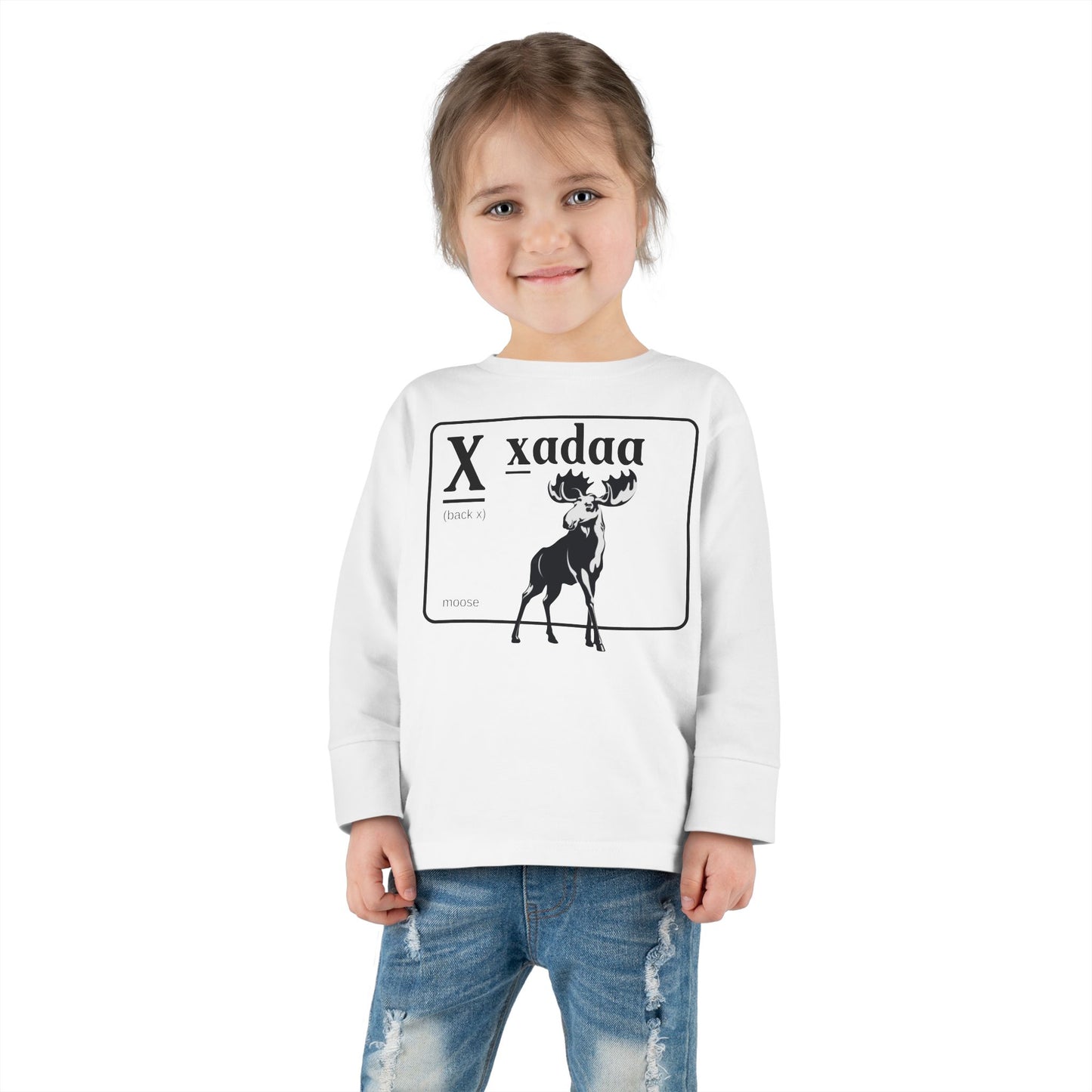 Xadaa Moose Toddler Tee – Sim Algyax Alphabet Series