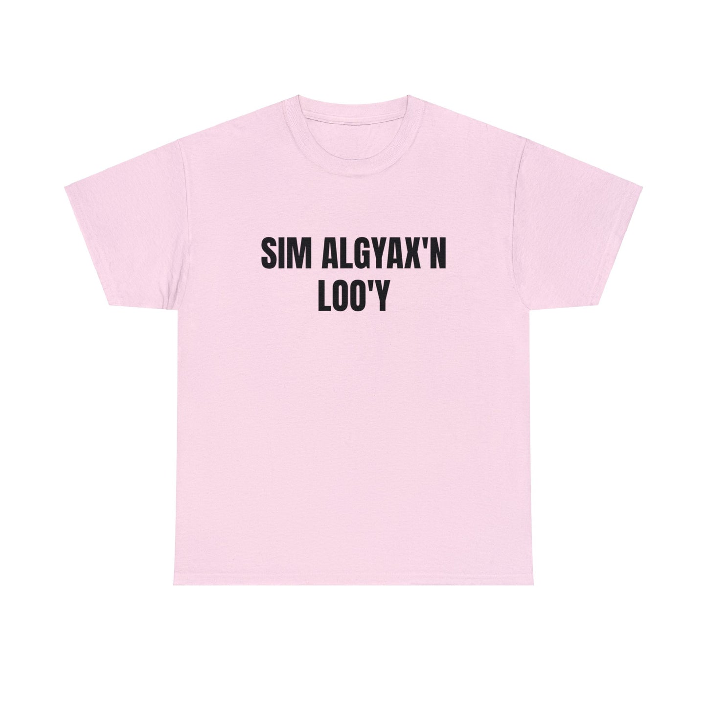 SIM ALGYAX'N LOO'Y - SPEAK SIM ALGYAX TO ME, Unisex Cotton T-shirt