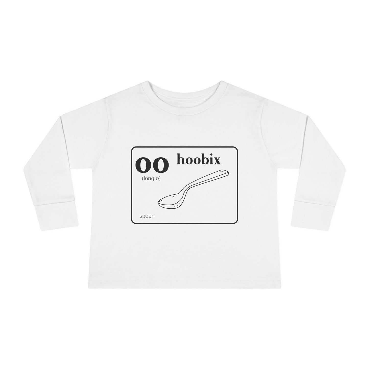 Hoobix Spoon Toddler Tee – Sim Algyax Alphabet Series