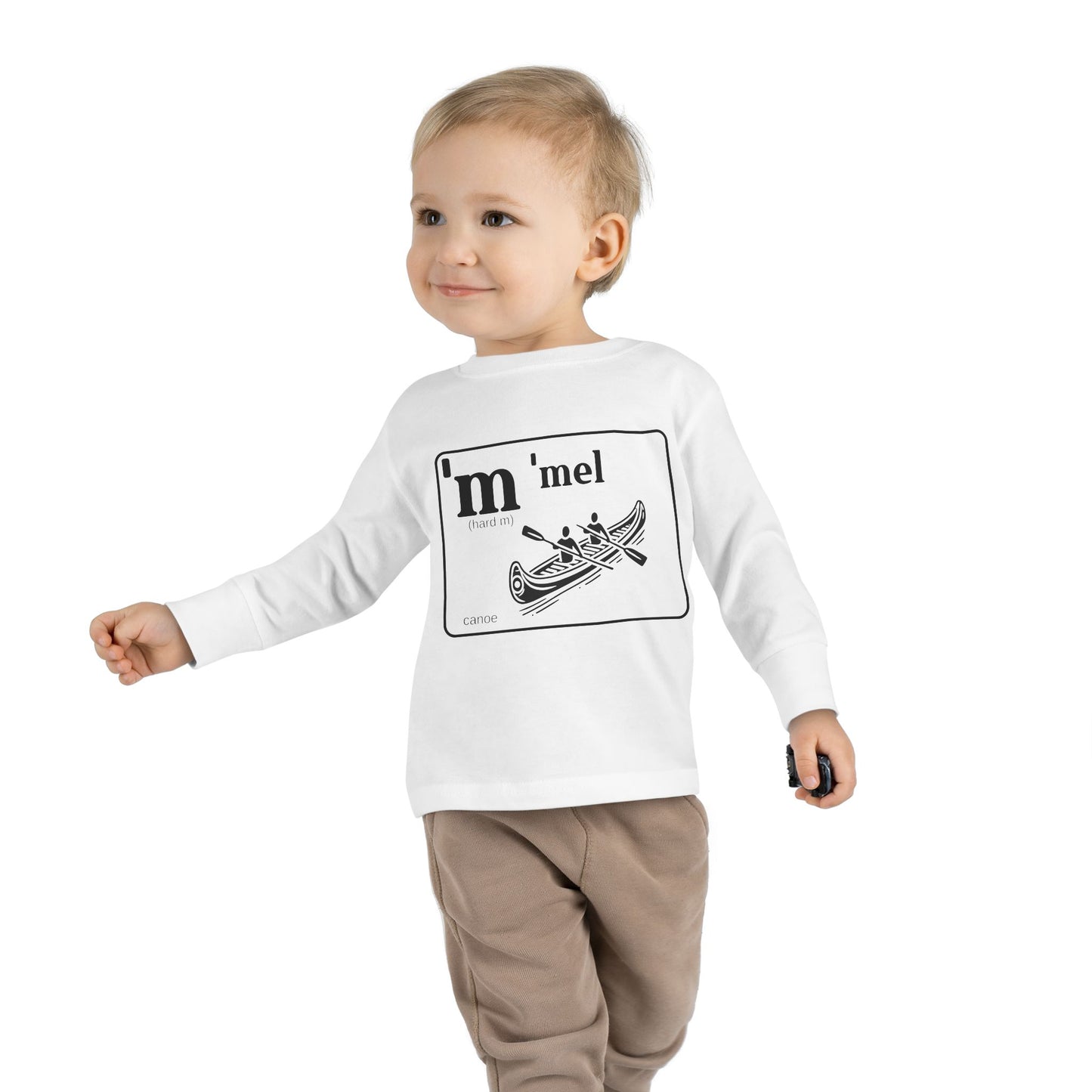 'Mel Canoe Toddler Tee – Sim Algyax Alphabet Series