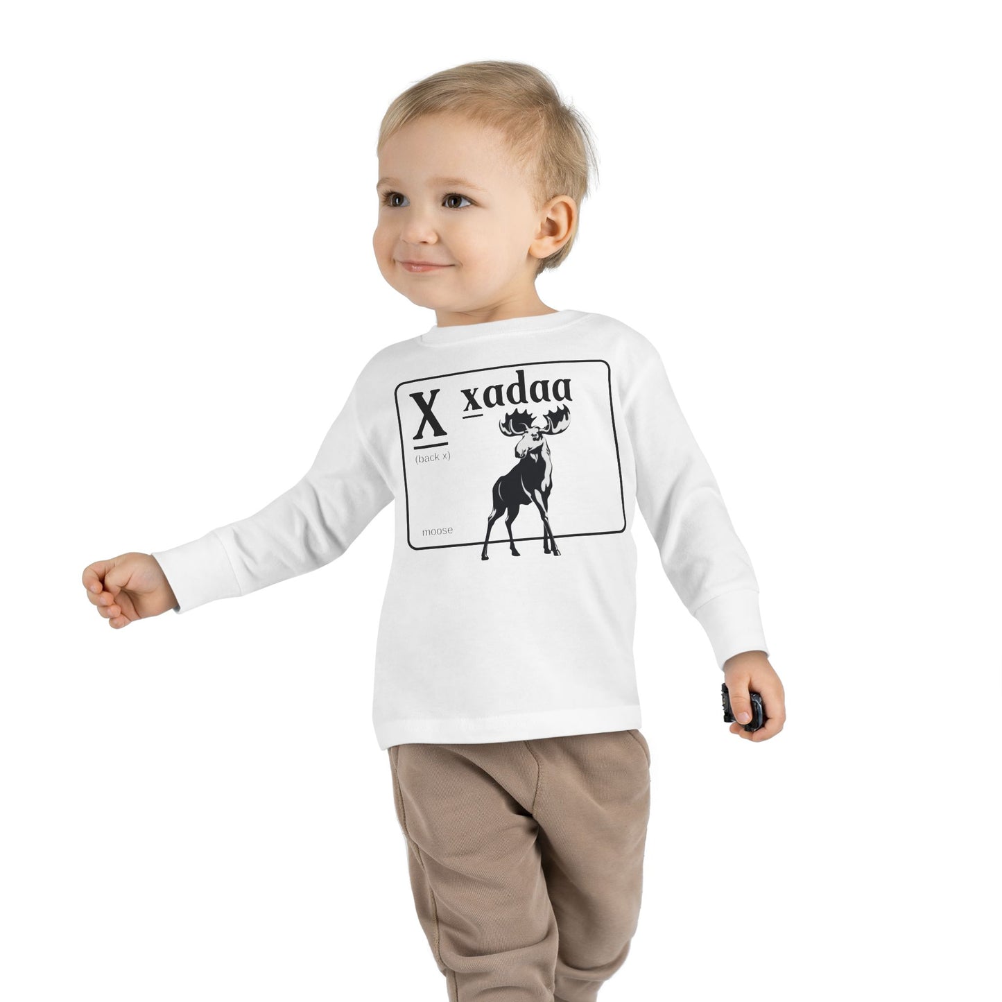 Xadaa Moose Toddler Tee – Sim Algyax Alphabet Series